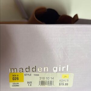 Madden Girl Cognac Boots